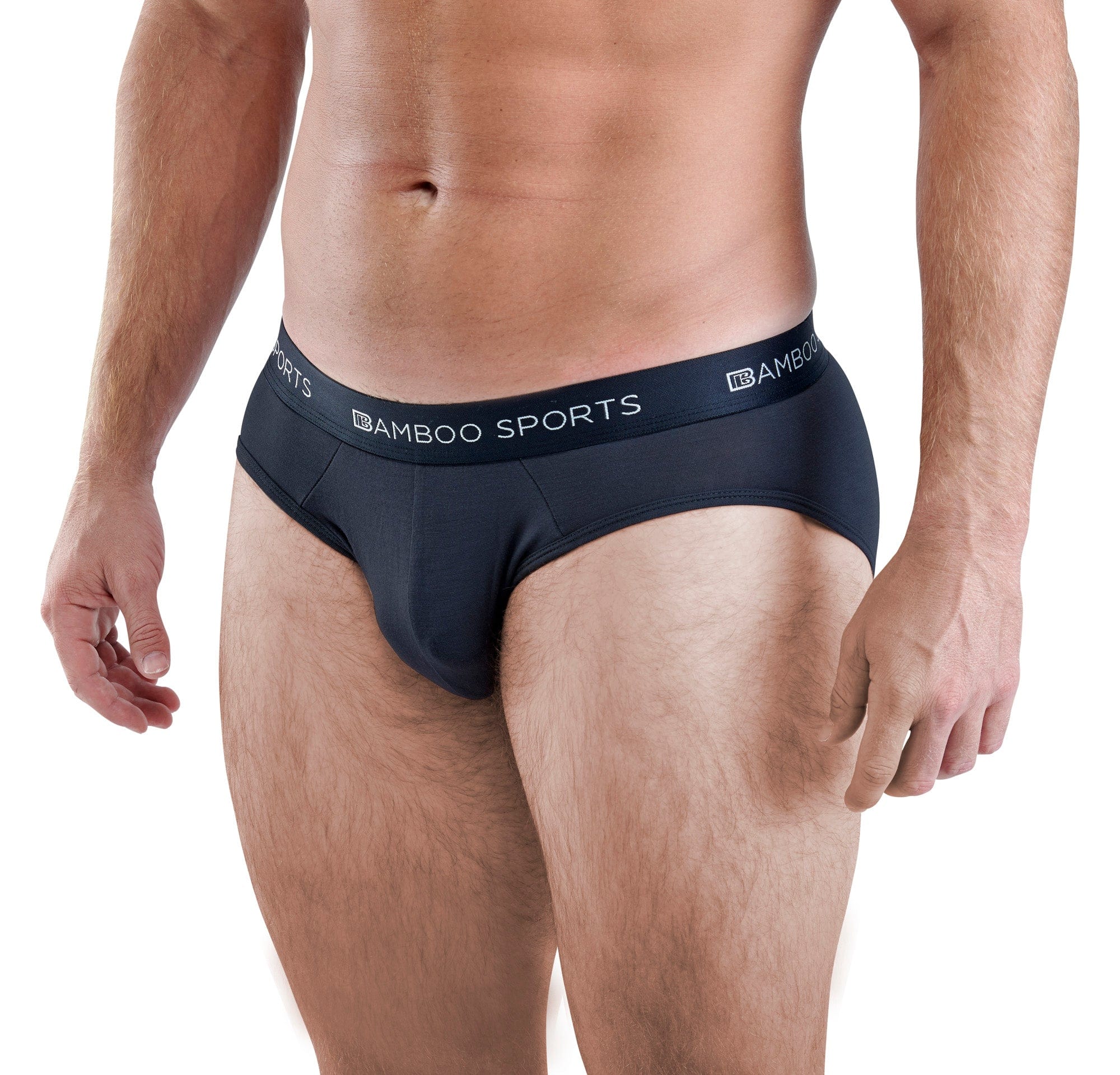 Men's Bamboo Rayon No Fly Briefs Available in all sizes & 3 Colors, 4 Pack